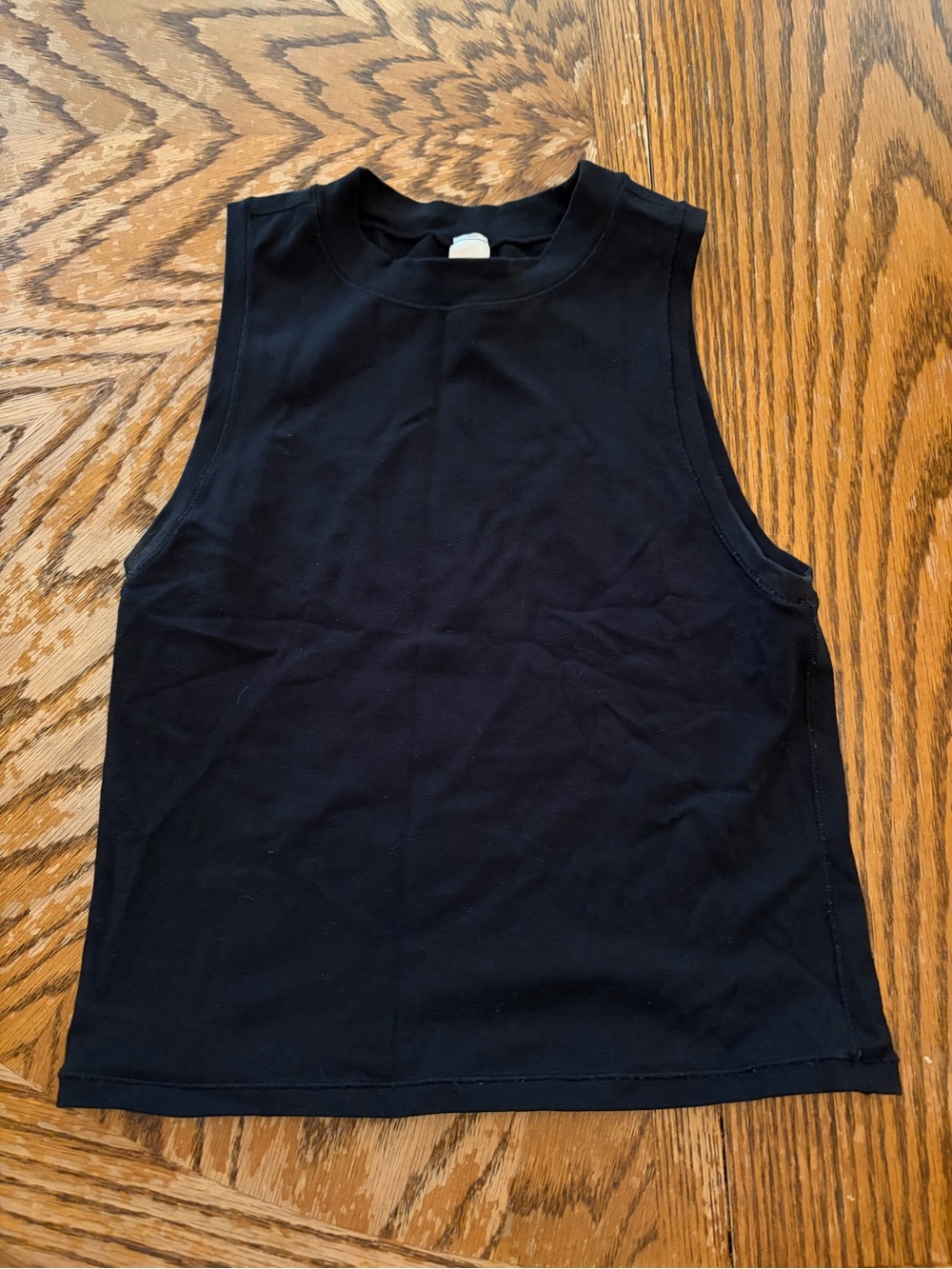 Yogalicious Airlite Melissa Black Crop Top Size Small